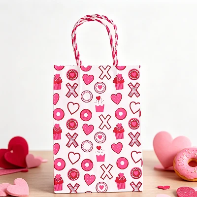 Cute Valentine's Day Paper Gift Bags – Fun & Playful Designs For Party Favors suppliers